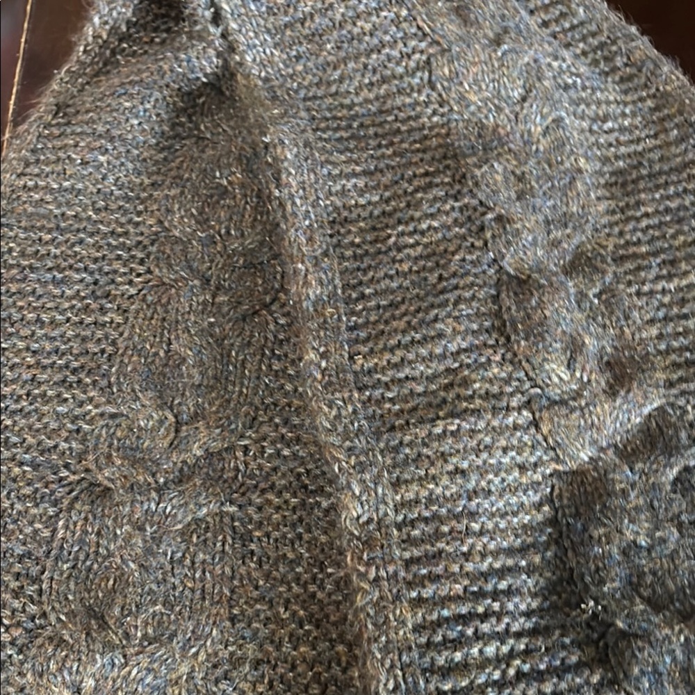 Cozy Knit Sweater with Cable Design